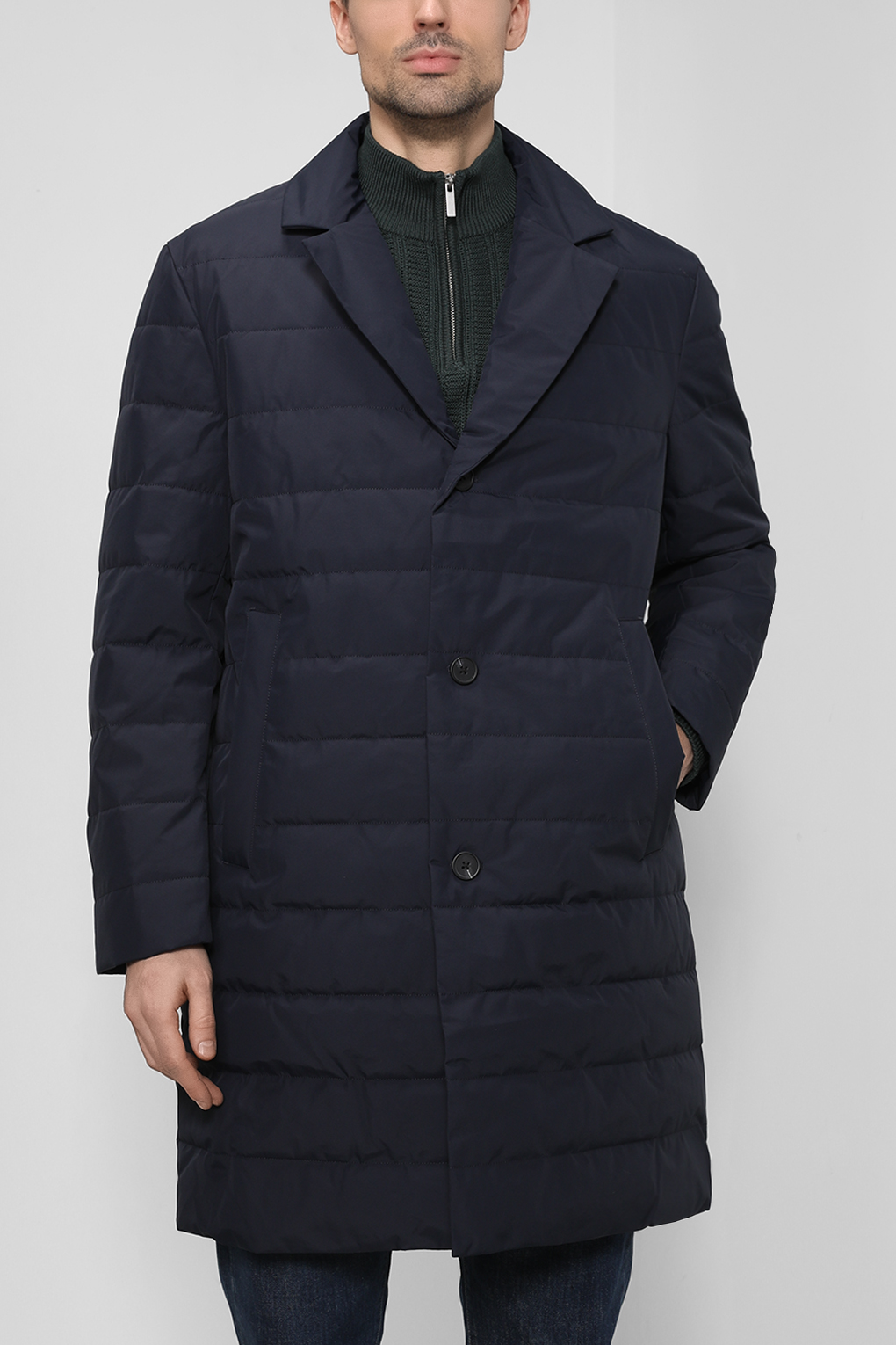 

Пальто мужское Esprit Casual 092EO2G304 синее L, Синий, 092EO2G304