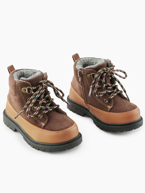 

Ботинки детские Happy Baby 86551, dark brown, 22, Коричневый, 86551