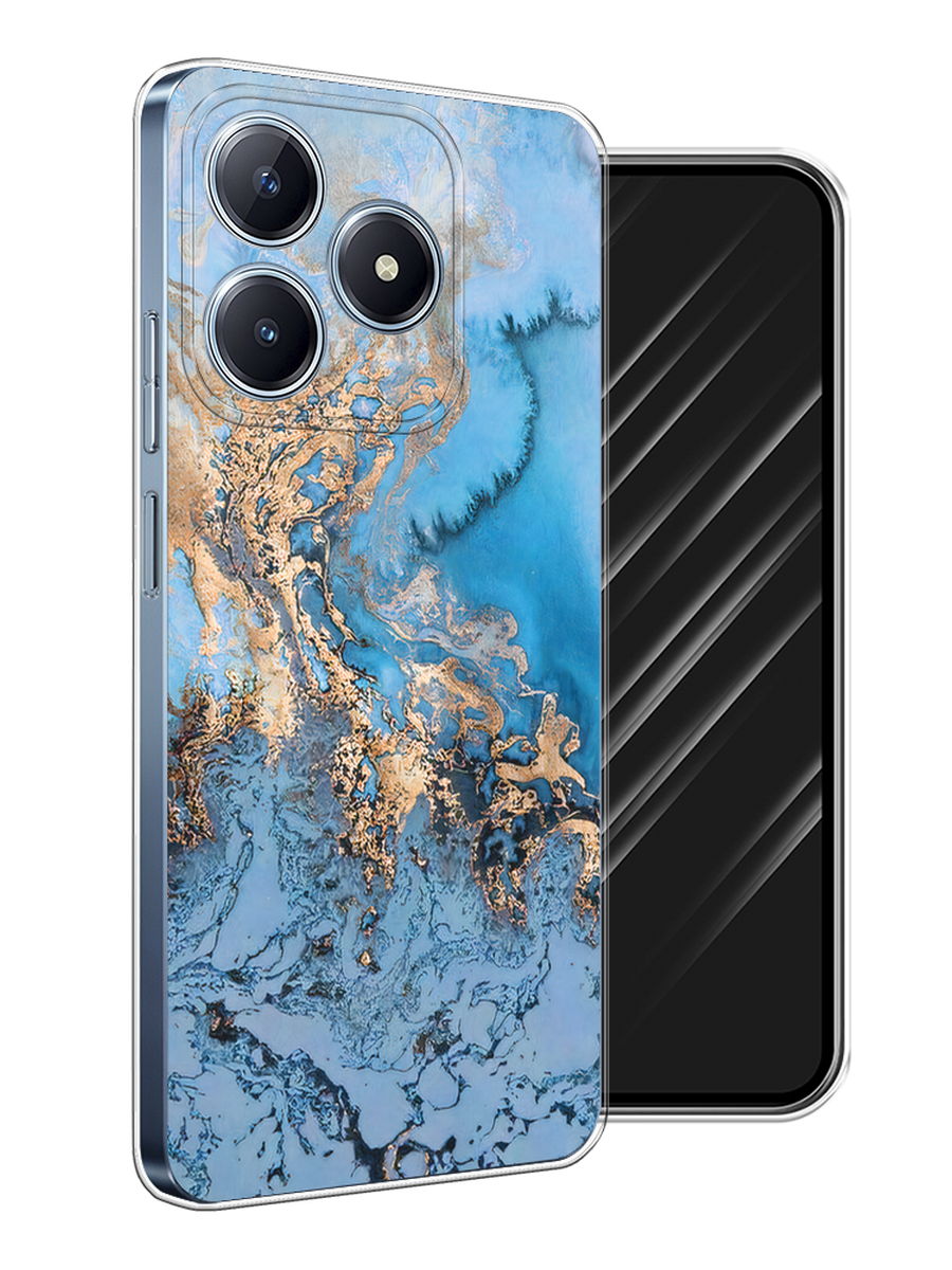 

Чехол Awog на Realme C63 "Морозная лавина синяя", Серебристый, 2517350-1