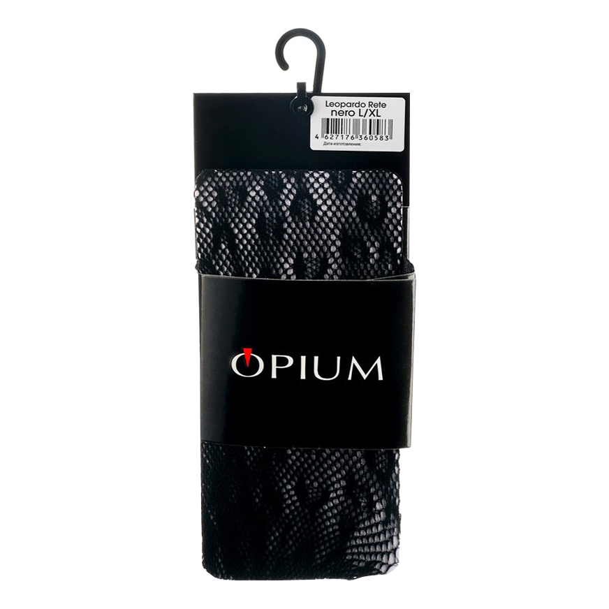 

Колготки женские Opium черные L/XL, Черный