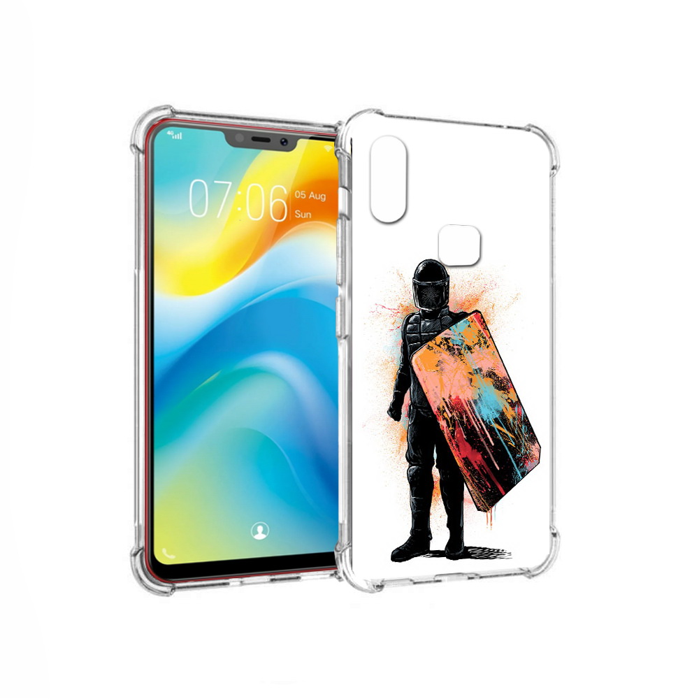 

Чехол MyPads Tocco для Vivo Y85 солдат с красочным щитом (PT108269.426.614), Прозрачный, Tocco