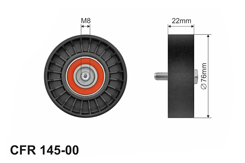 

Ролик CAFFARO 145-00