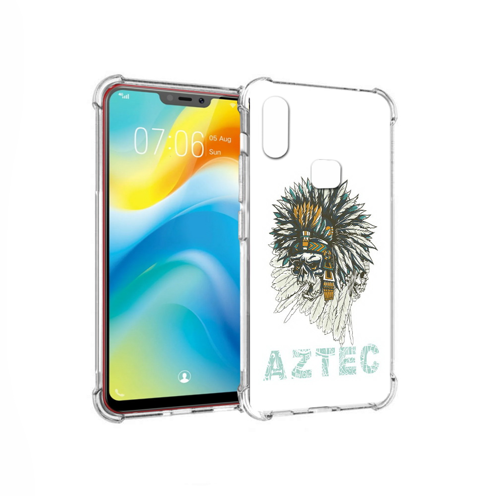 

Чехол MyPads Tocco для Vivo Y85 скелет индеец (PT108269.426.602), Прозрачный, Tocco