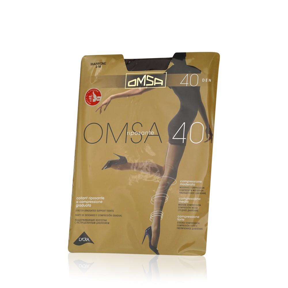 

Колготки женские Omsa коричневые M, Коричневый