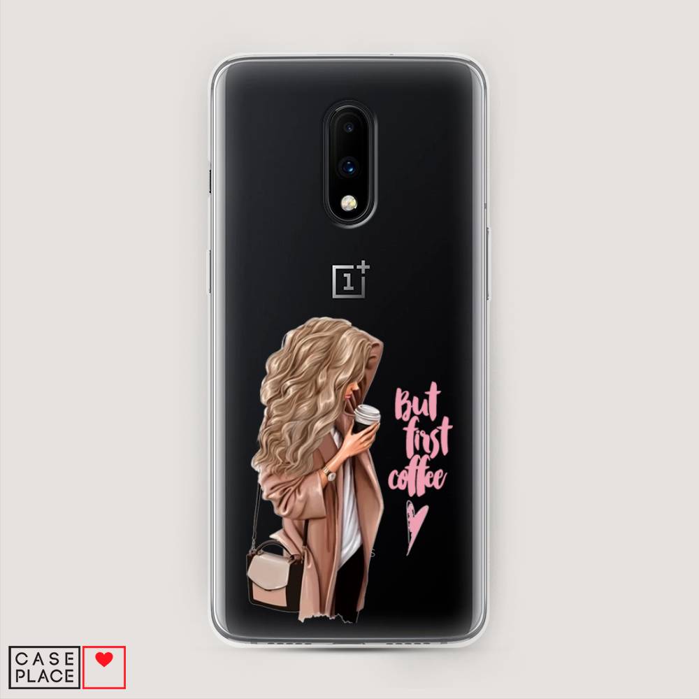 

Чехол Awog "Девушка с кофе" для OnePlus 7