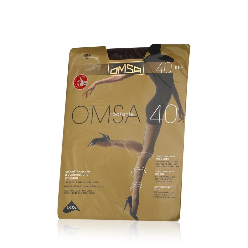 

Колготки женские Omsa коричневые XL, Коричневый