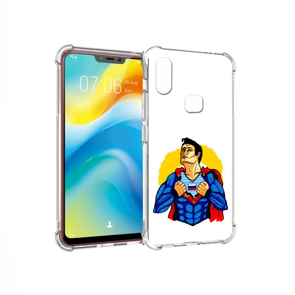 

Чехол MyPads Tocco для Vivo Y85 русский супермен (PT108269.426.591), Прозрачный, Tocco