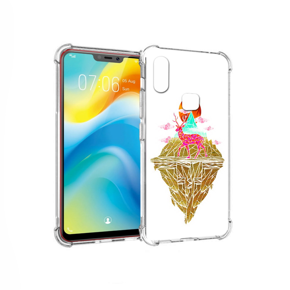 

Чехол MyPads Tocco для Vivo Y85 розовый олень абстракция (PT108269.426.586), Прозрачный, Tocco