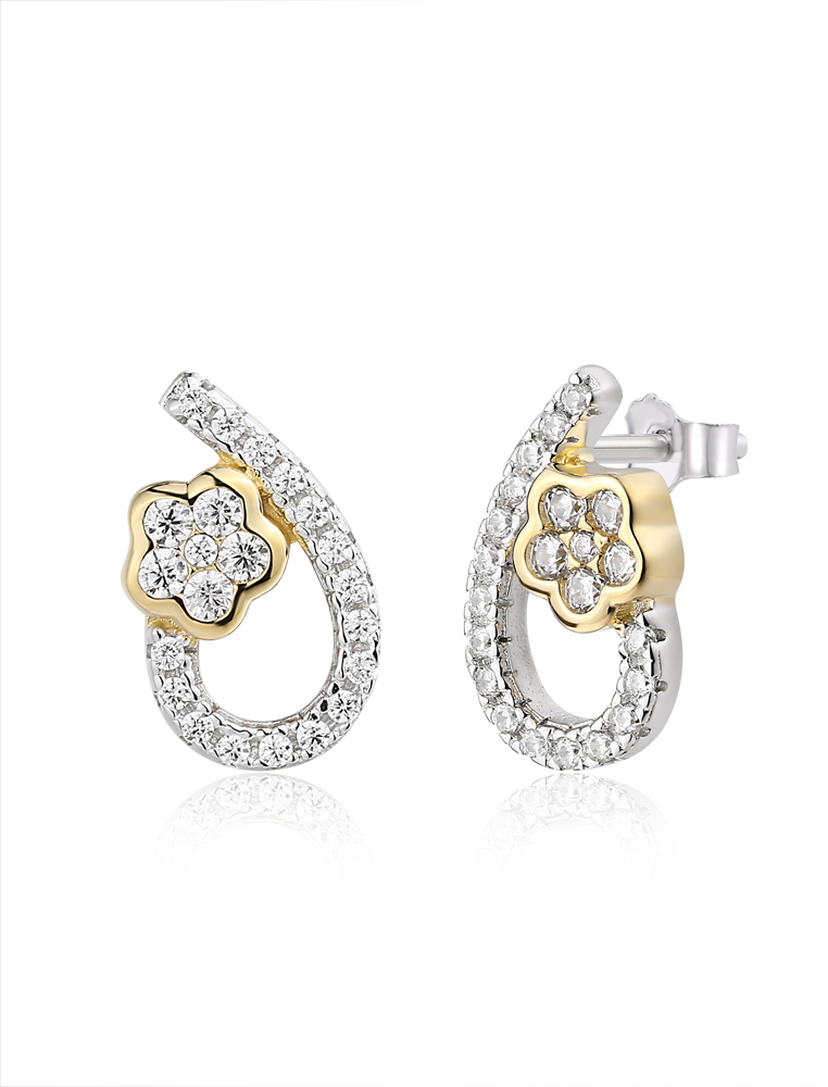 

Серьги из серебра с фианитом Ogisana SE34464W1AR, SE34464W1AR