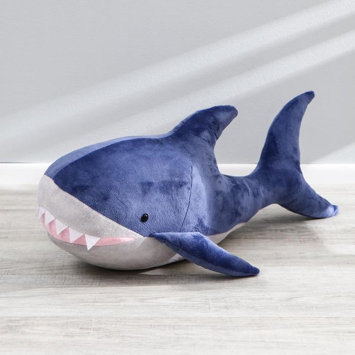 фото Игрушка мягкая «акула», 60 см nobrand