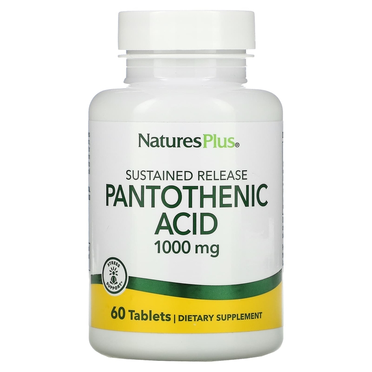 NaturesPlus PANTOTHENIC ACID 1000 MG S/R TAB 60