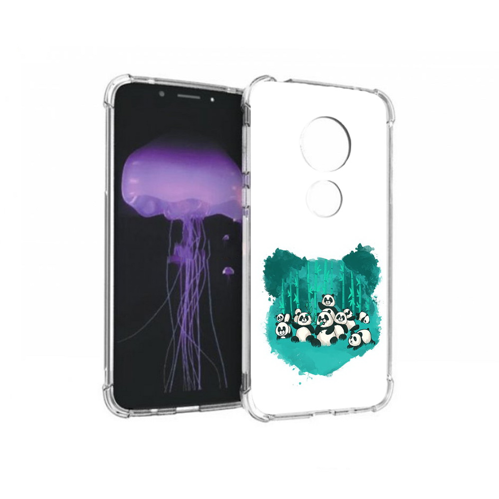 

Чехол MyPads Tocco для Motorola Moto G7 нарисованные панды (PT123662.354.508), Прозрачный, Tocco