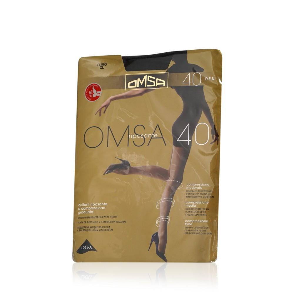 

Колготки женские Omsa черные XL, Черный