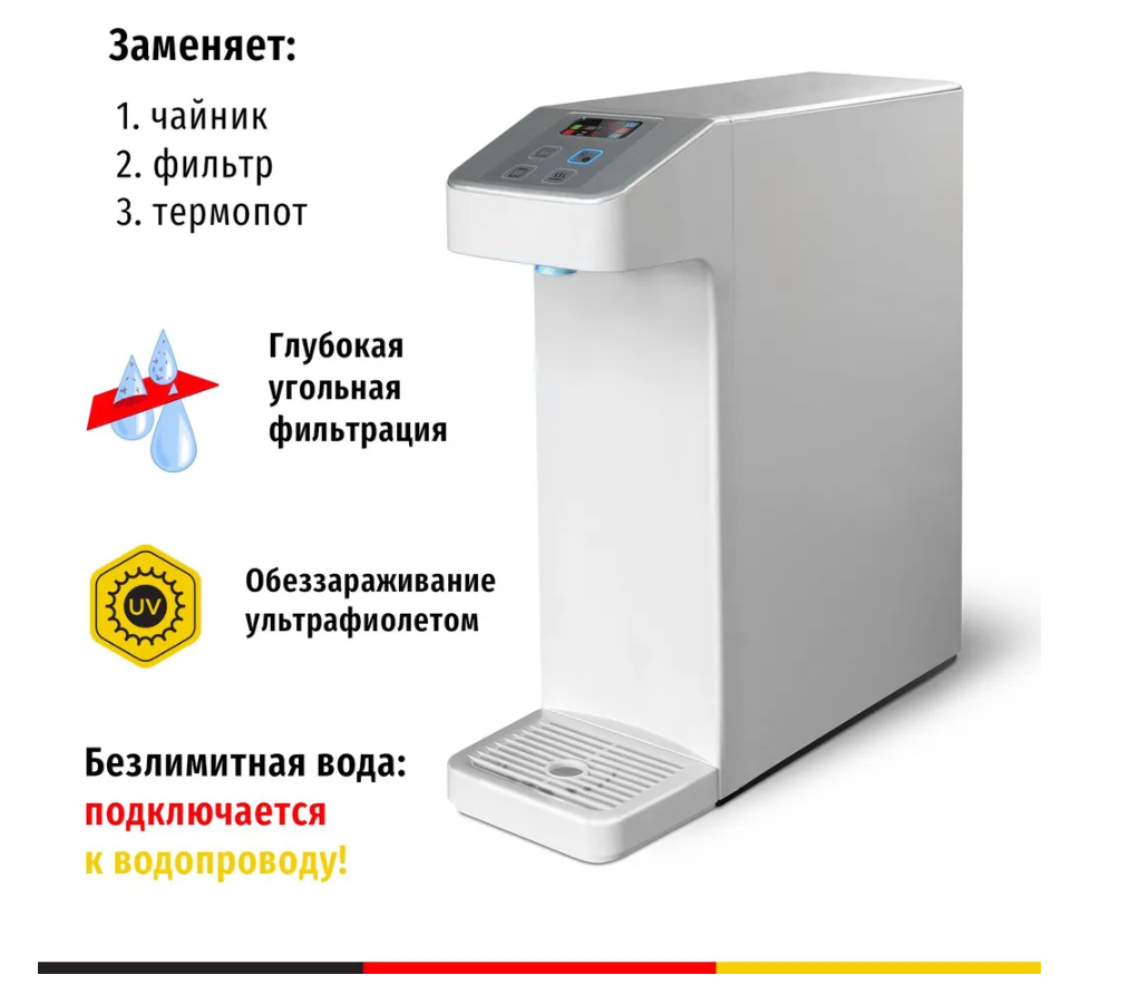 

Термопот WiseWater ART 6 л белый, ART