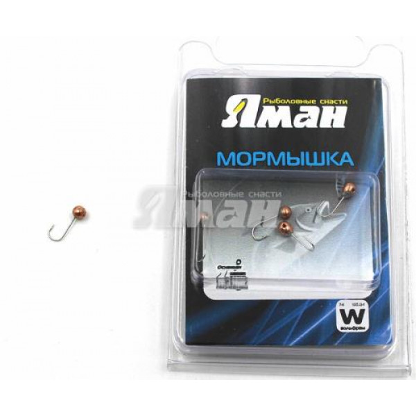 

Мормышка Yaman вольф Шар с отв, р.3 вес 0,30 медь, 00-00016647