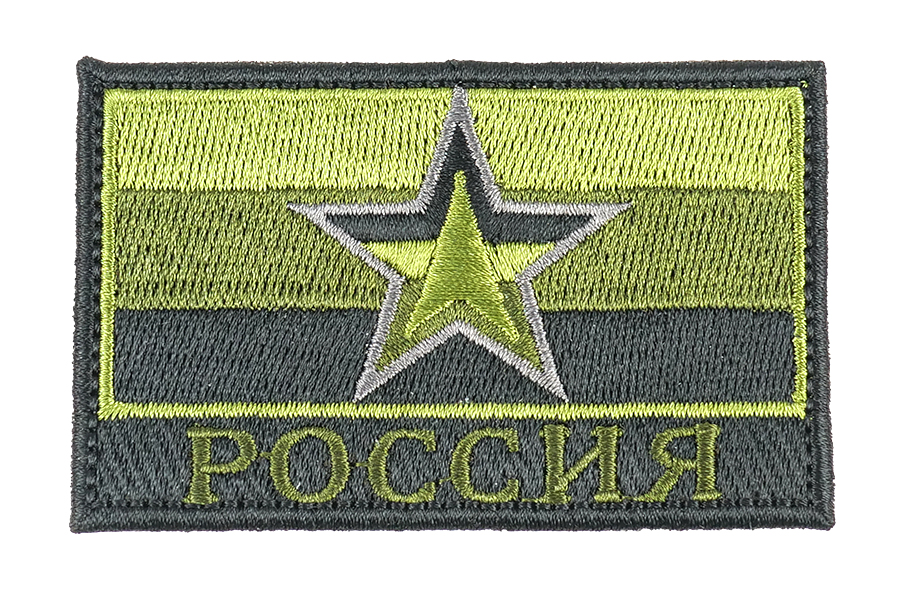 

Патч TeamZlo флаг России со звездой OD (TZ0257OD)