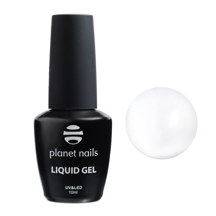 Гель Planet Nails - Liquid Gel Clear моделирующий гель прозрачный 10 мл гель для наращивания cosmolac hema free clear 50 г