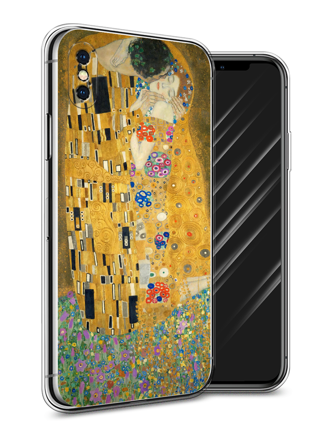 

Чехол Awog на Apple iPhone XS Max (10S Max) Поцелуй Гюстава Климта", Разноцветный, 11950-9