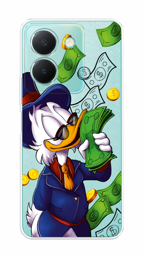 

Чехол на Vivo Y36 "Scrooge McDuck with Money", Синий;зеленый;белый, 268950-6