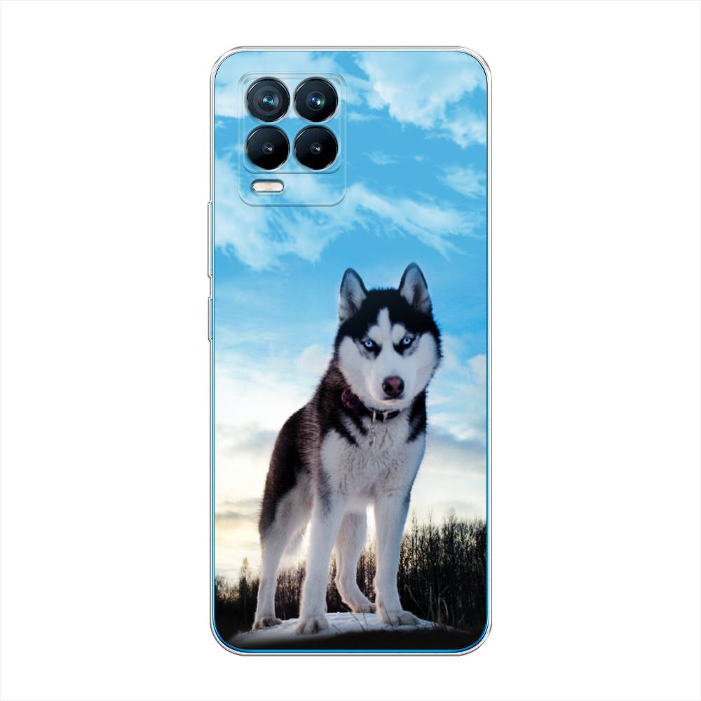 

Чехол Awog на Realme 8/8 Pro "Хаски 3", Разноцветный, 255550-2
