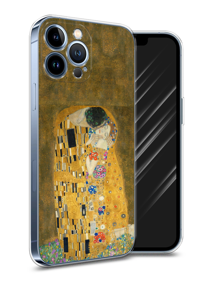 Чехол Awog на Apple iPhone 13 Pro Max / Айфон 13 Pro Max Поцелуй Гюстава Климта