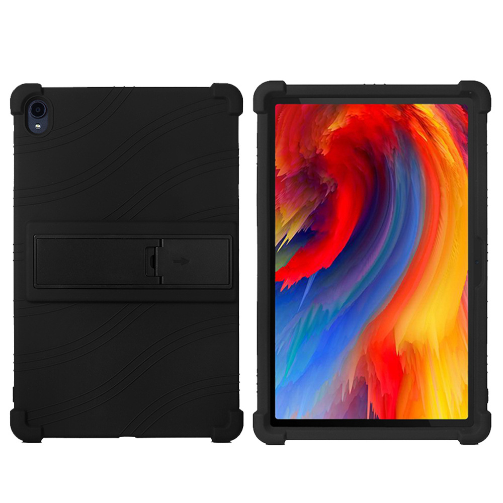 фото Бампер mypads для lenovo tab p11 plus (j607f) с подставкой черный