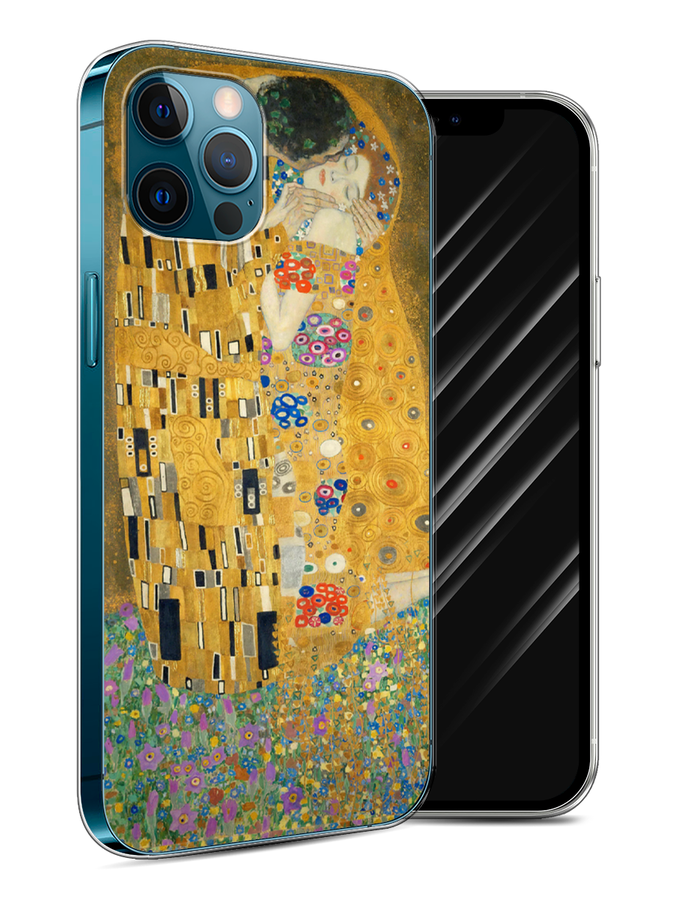 

Чехол Awog на Apple iPhone 12 / Айфон 12 "Поцелуй Гюстава Климта", Разноцветный, 12550-9