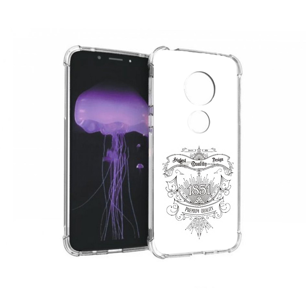 

Чехол MyPads Tocco для Motorola Moto G7 логотип 1851 год (PT123662.354.444), Прозрачный, Tocco