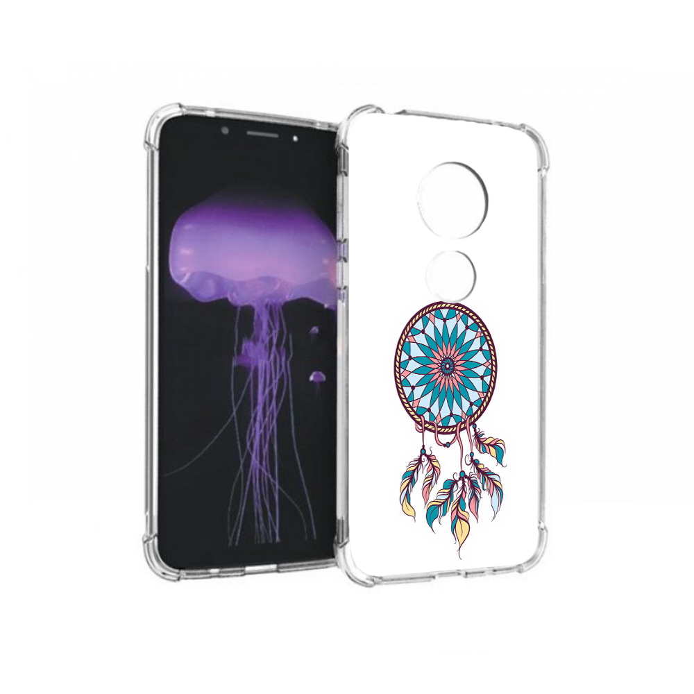 

Чехол MyPads Tocco для Motorola Moto G7 ловец снов синий (PT123662.354.443), Прозрачный, Tocco