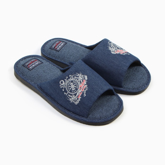 

Тапочки мужские NoBrand 9801850 синие 41 RU;41 RU, Синий, 9801850