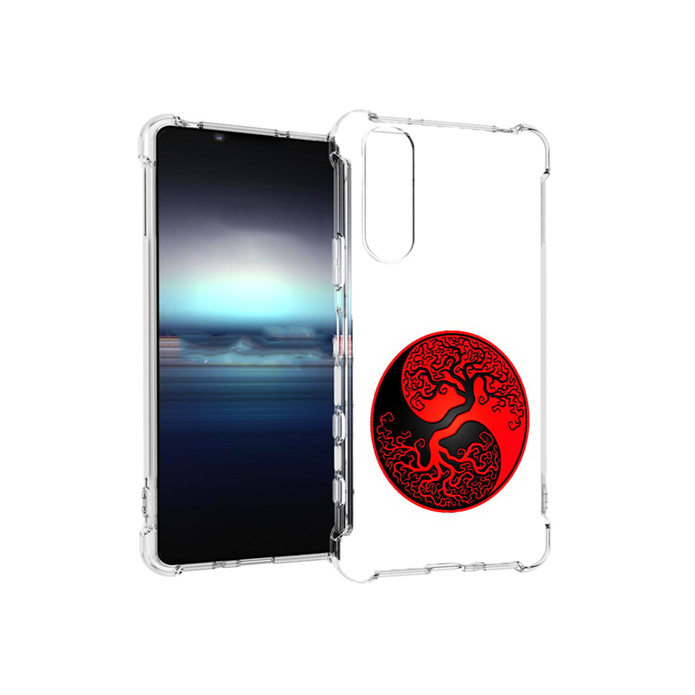 

Чехол MyPads Tocco для Sony Xperia 5 инь янь дерево (PT154834.228.379), Прозрачный, Tocco