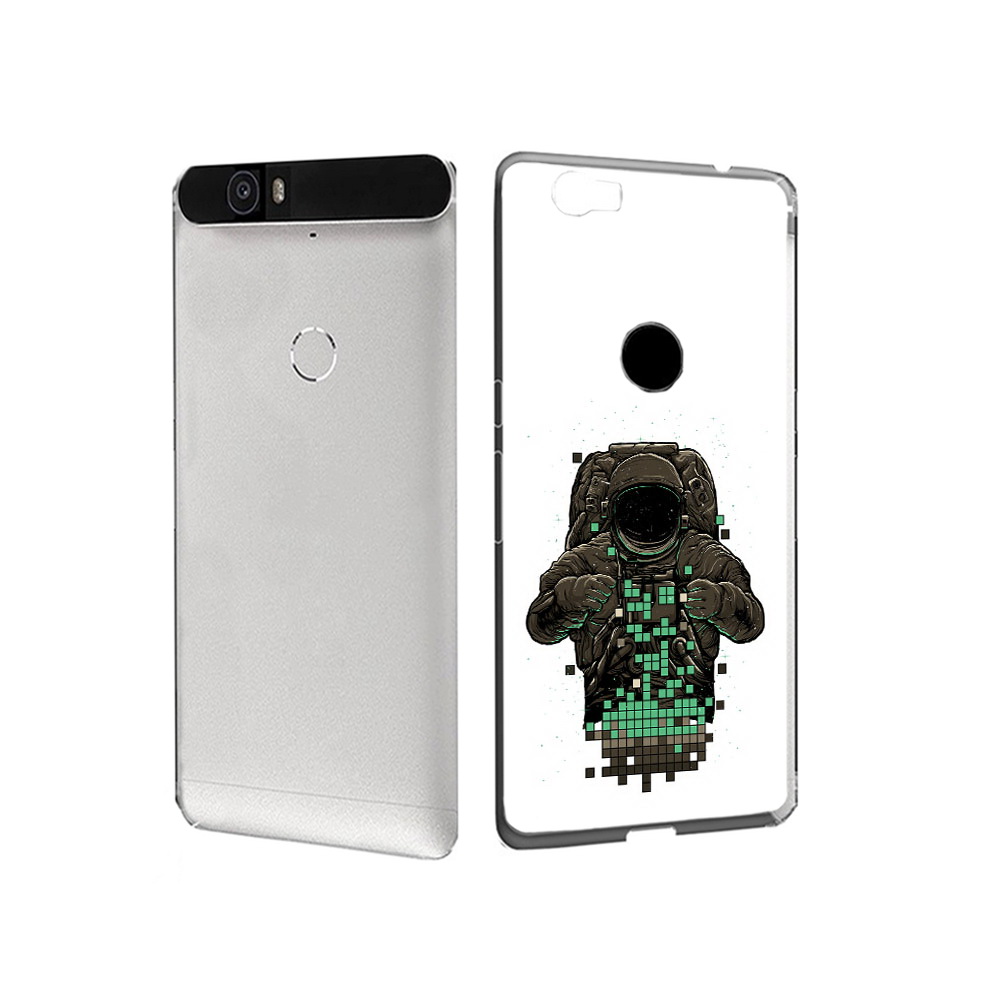 

Чехол MyPads Tocco для Huawei Nexus 6P космонавт с пикселями (PT17717.24.394), Прозрачный, Tocco