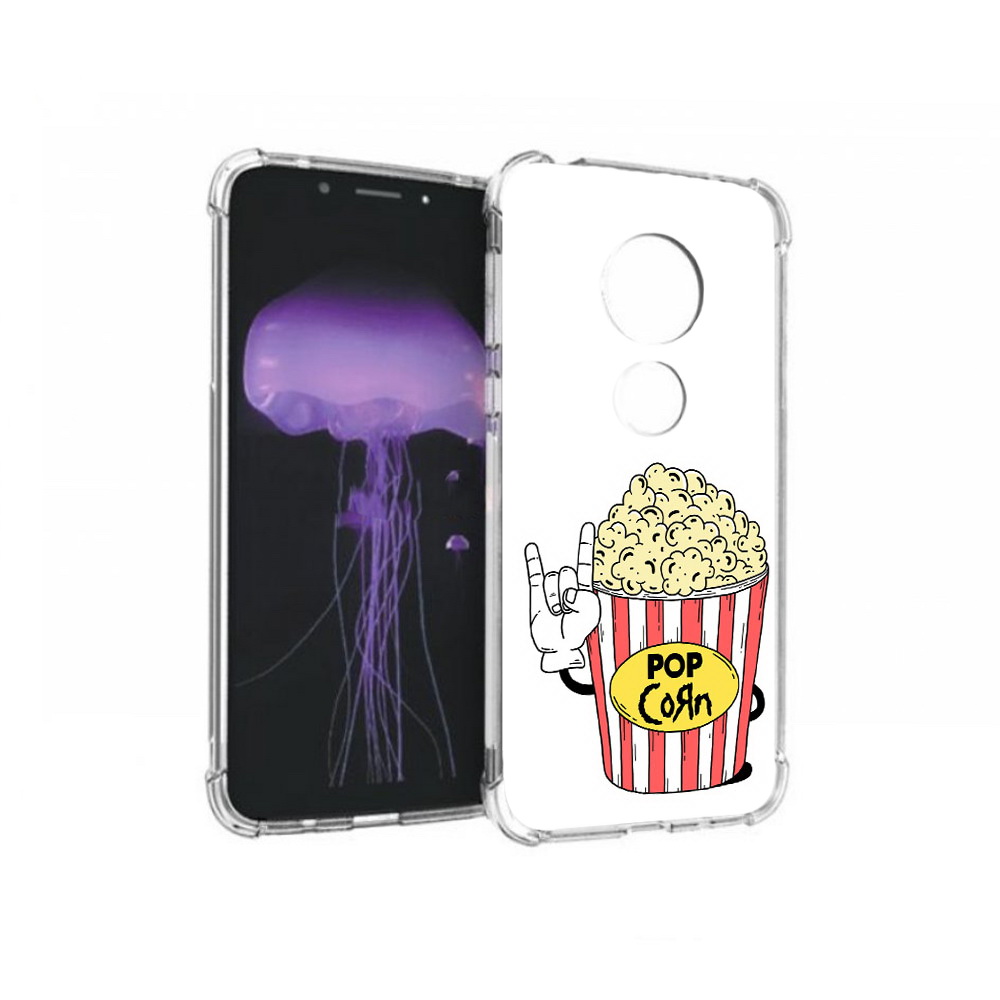 

Чехол MyPads Tocco для Motorola Moto G7 крутой попкорн (PT123662.354.427), Прозрачный, Tocco