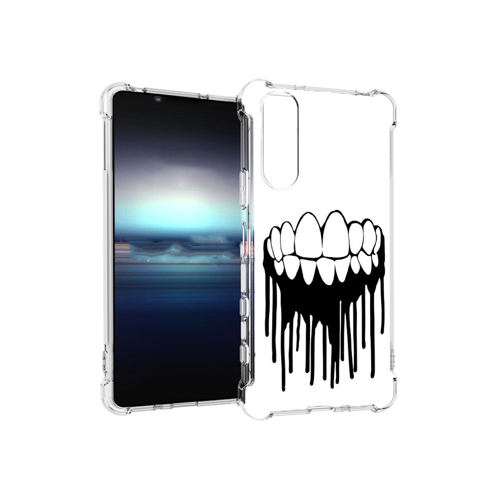 

Чехол MyPads Tocco для Sony Xperia 5 зубы (PT154834.228.372), Прозрачный, Tocco