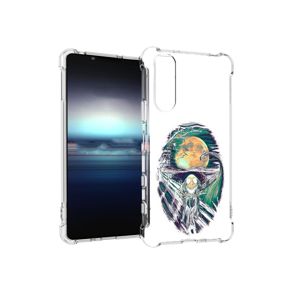 

Чехол MyPads Tocco для Sony Xperia 5 зубастое существо абстракция (PT154834.228.370), Прозрачный, Tocco