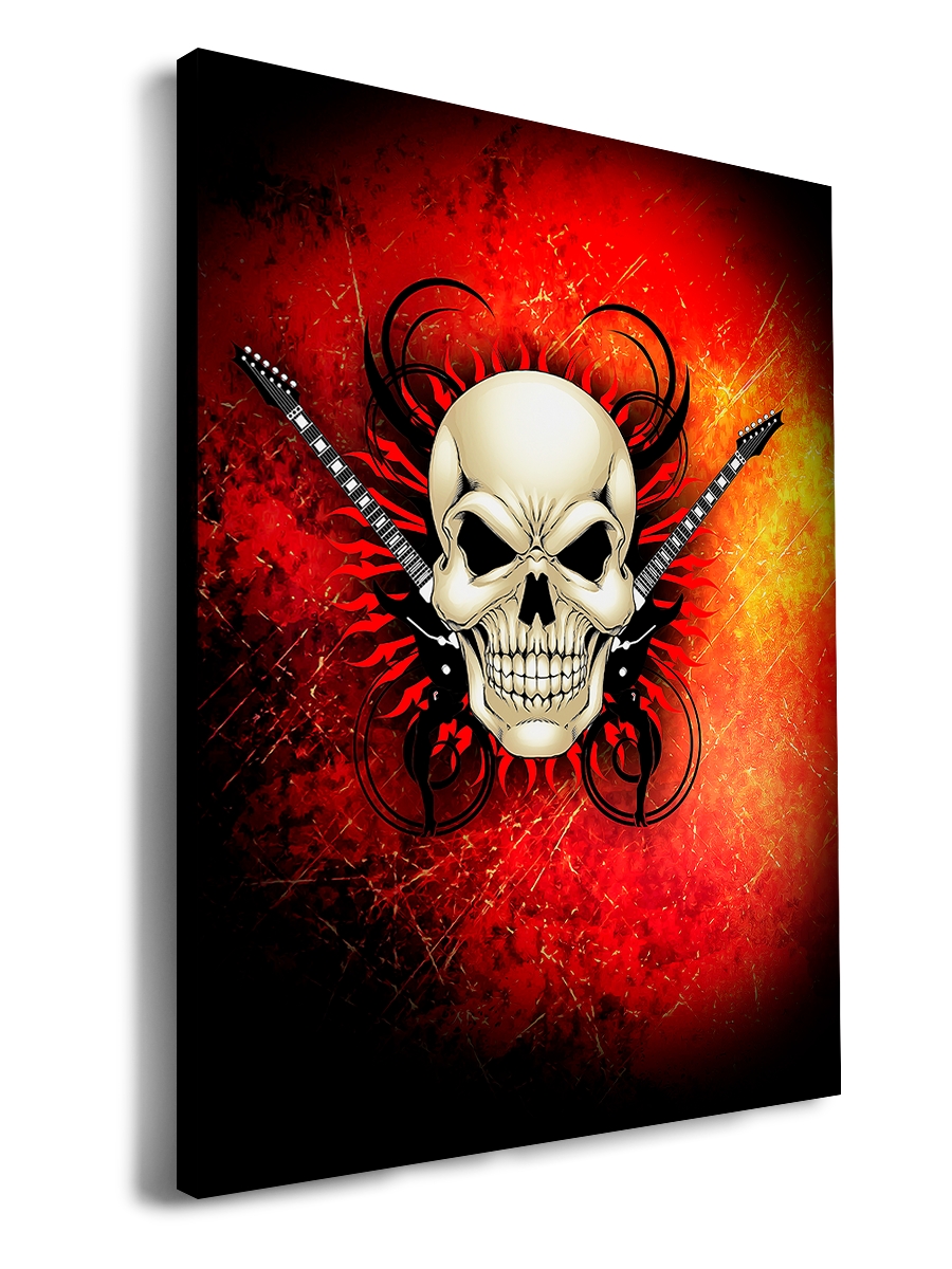 

Картина DRABS 60x40 см на холсте Rock skull