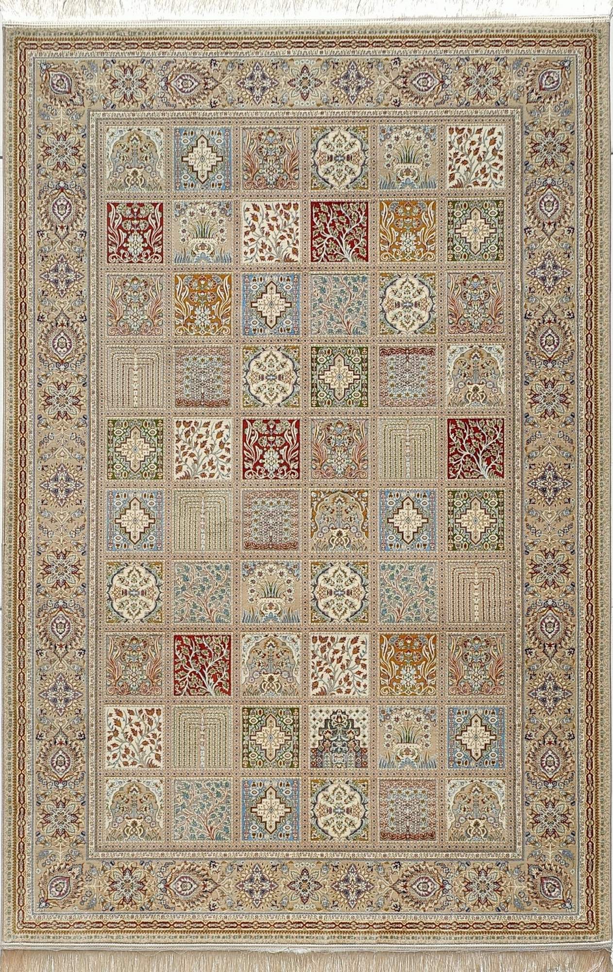 

Ковер высокоплотный Farrahi Carpet Mosaic бежевый 150х225, Arman