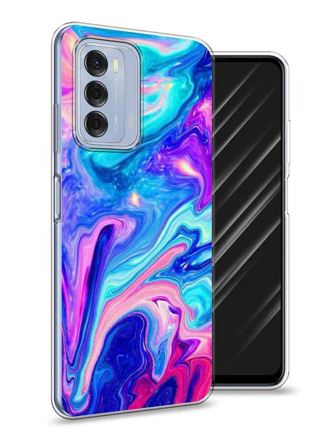 

Чехол Awog на ZTE Blade V40 / ЗТЕ Блэйд V40 "Потеки краски", Разноцветный, 136150-10