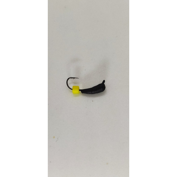 

Мормышка Ulov 37 уралка черная с сырн. кубиком 0,6гр.д.3мм.арт.175,5, 00-00034574