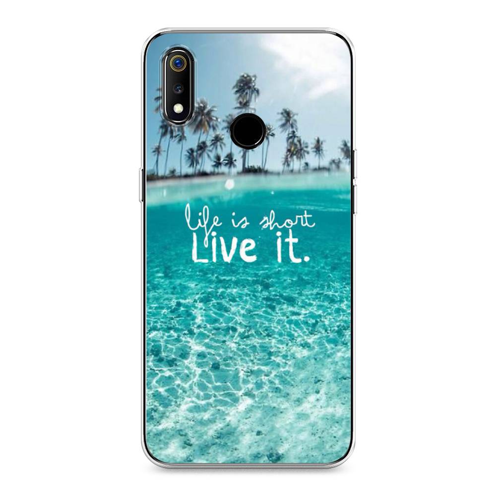 

Чехол Awog на Realme 3 "Live it", Разноцветный, 251050-7