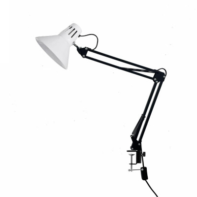фото Светильник настольный nb-lbw, лампа на пантографе белая mobicent