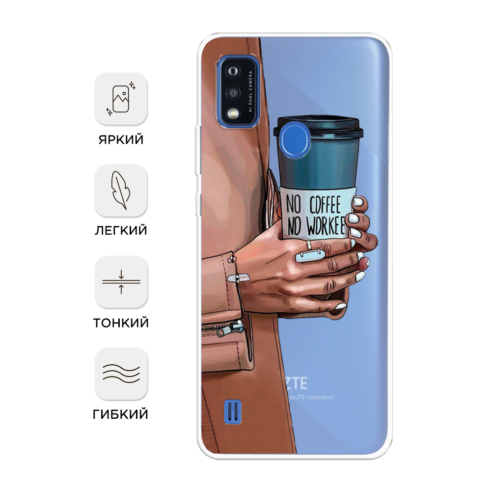 

Чехол Awog на ZTE Blade A51 / ЗТЕ Блэйд A51 "Потеки краски", Разноцветный, 134550-10