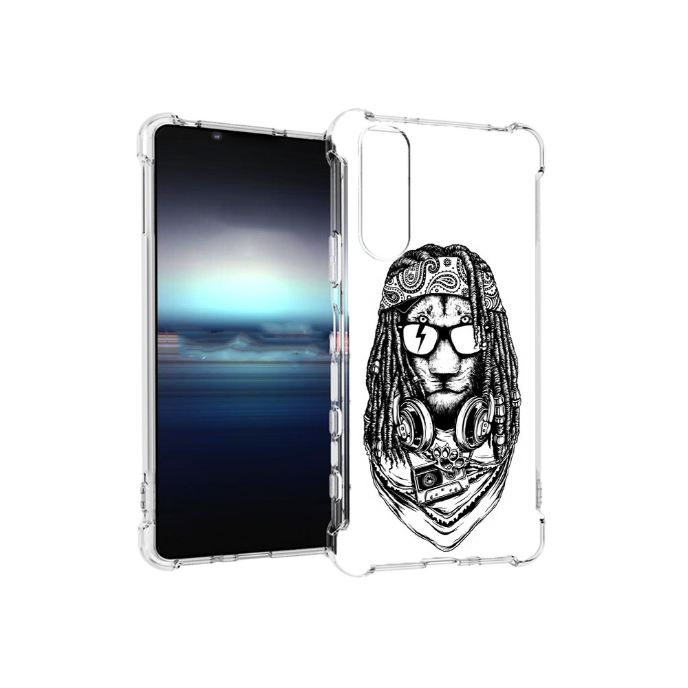 

Чехол MyPads Tocco для Sony Xperia 5 дреды льва (PT154834.228.338), Прозрачный, Tocco