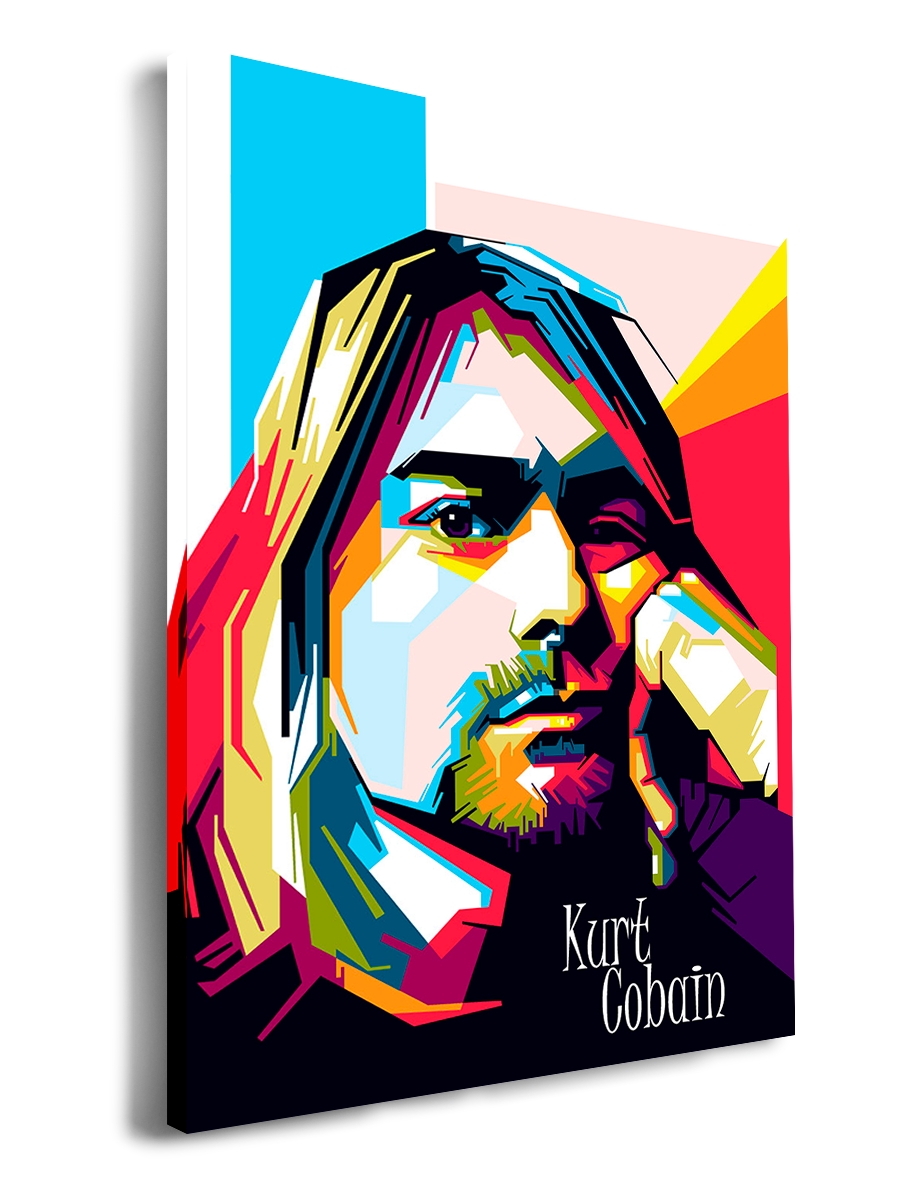 

Картина DRABS 60x40 см на холсте Pop art Cobain