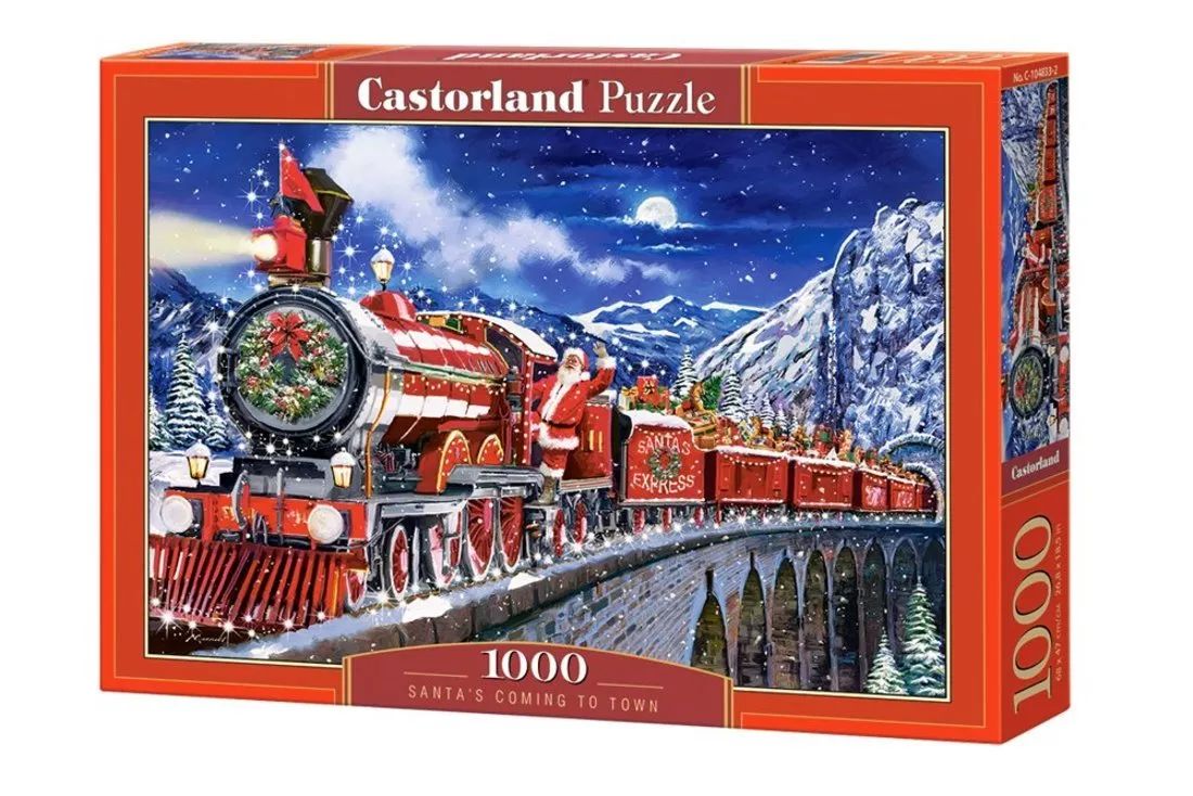 

Пазл Castorland 1000 Новогодний экспресс Санты арт. 411459, НИ-411459
