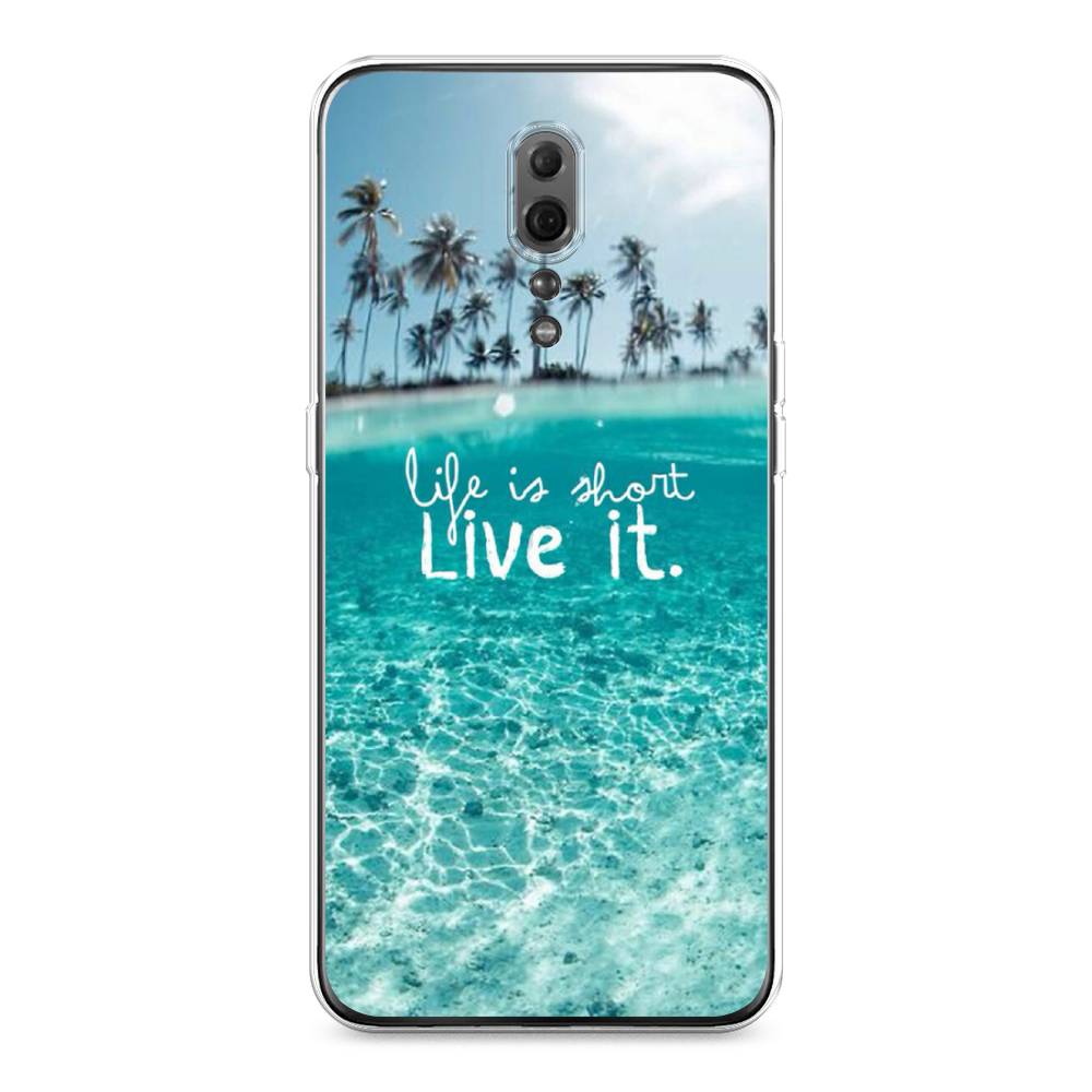 

Чехол Awog на Oppo Reno Z "Live it", Разноцветный, 250950-7