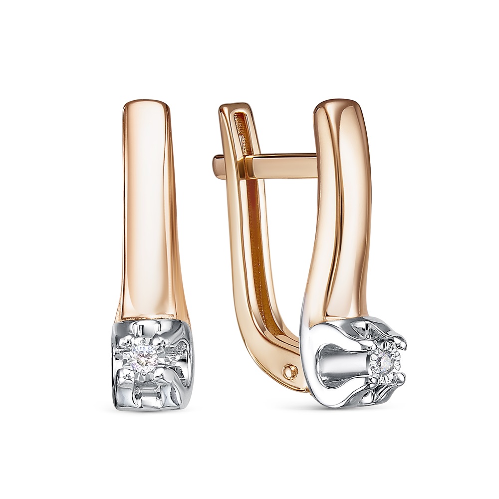 

Серьги из золота с бриллиантом Berger БР120010и, БР120010и