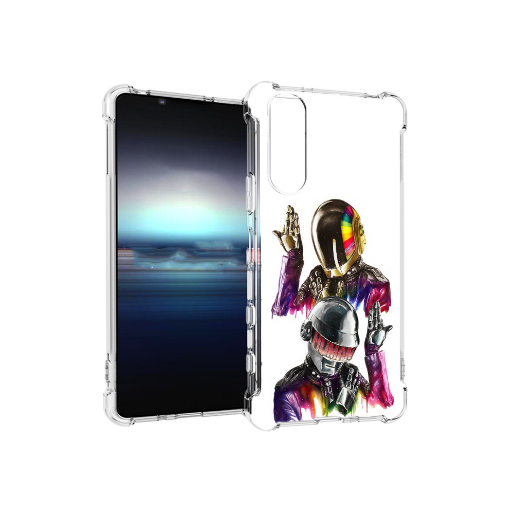 

Чехол MyPads Tocco для Sony Xperia 5 диско космонавты (PT154834.228.329), Прозрачный, Tocco