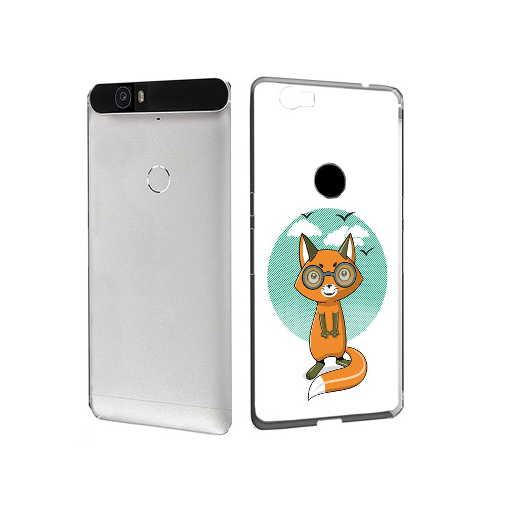 Чехол MyPads Tocco для Huawei Nexus 6P задумчивая лиса (PT17717.24.348)