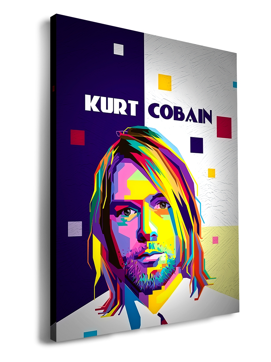 

Картина DRABS 60x40 см на холсте Kurt Cobain АРТ